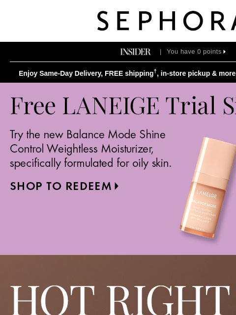 sephora newsletter: ◀ A little something for you...Looking to change y...