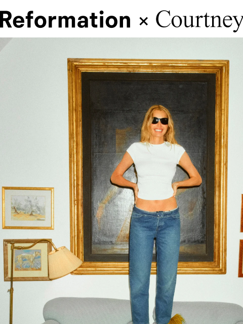 thereformation newsletter: REF X COURTNEY GROW
