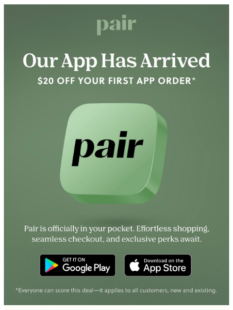 paireyewear newsletter: The Pair App Has Arrived📱