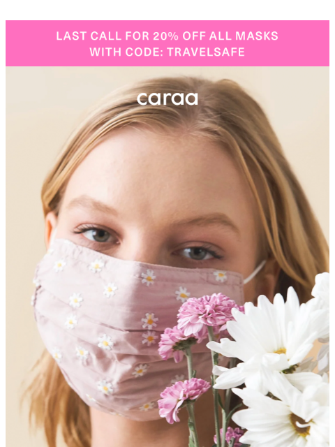 caraa newsletter: Last day for 20% off masks