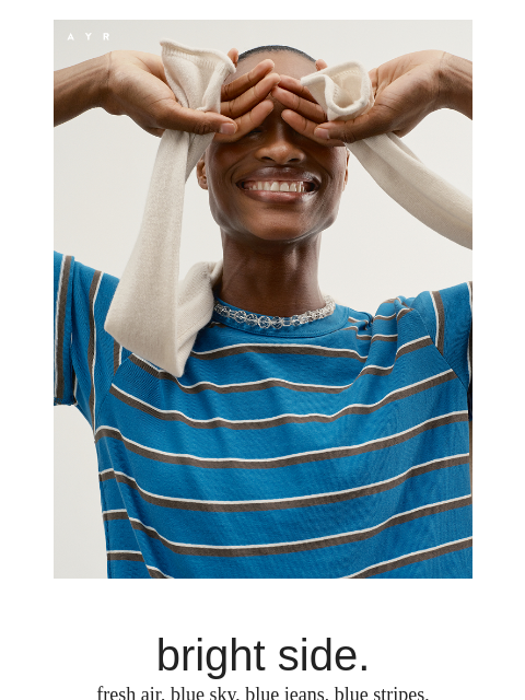 ayr newsletter: THIS TEE IS A VIBE