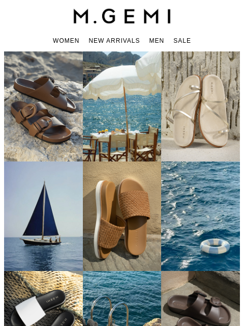 mgemi newsletter: Our Most Cloud-Like Sandals