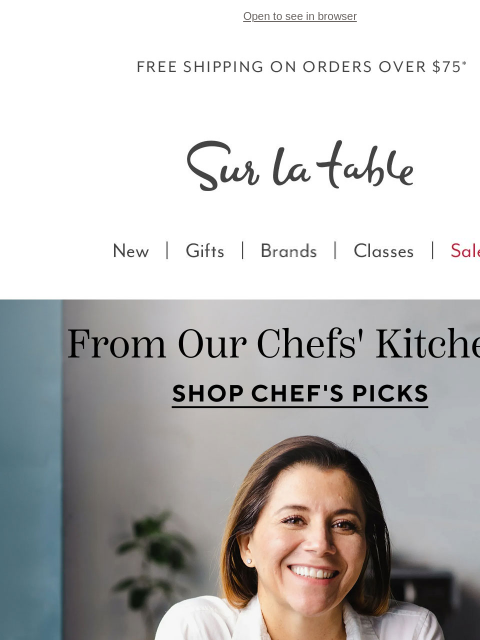 surlatable newsletter: Get the Tools Our Chefs Trust