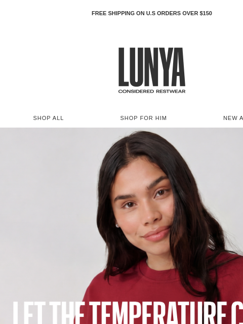 lunya newsletter: Your Warm Up