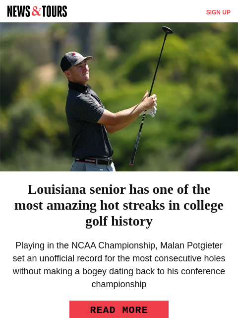 golfdigest newsletter: The dark side of Colonial's incredible finish