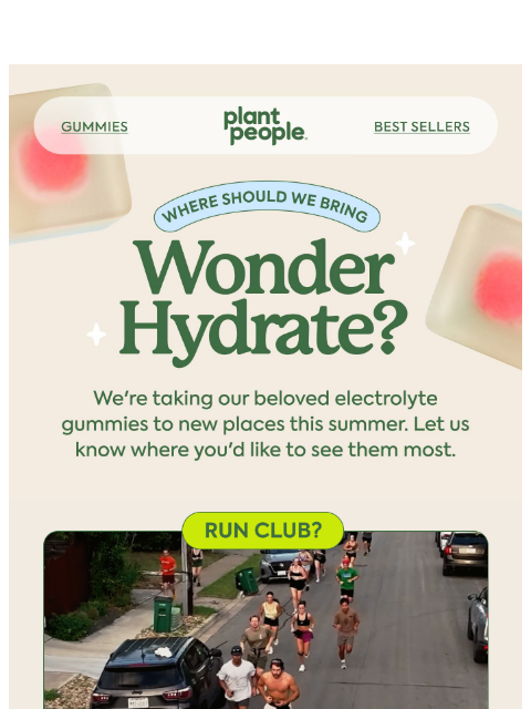 plantpeople newsletter: Tell us where to show up.