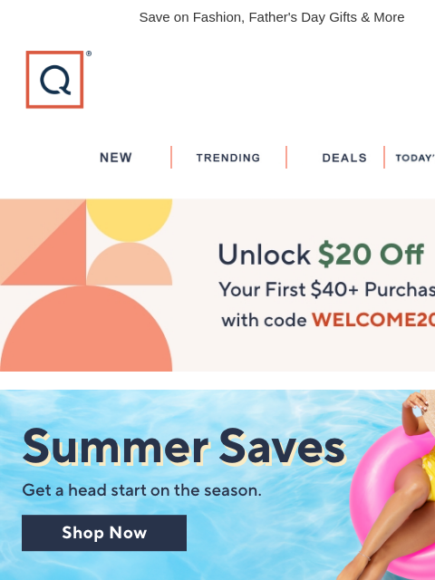 Save on Fashion, Father's Day Gifts & More QVC New TRENDING DEALS TSV Unlock $20 off Your First Purchase Joan Rivers Reg Luxe Vintage Denim Trousers w/ Bee Button- Dye Joan Rivers Reg Luxe