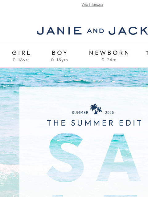 Perfect for packed suitcases, sunny plans, and everything in between. View in browser Stores Janie and Jack Girl Boy Newborn Tween Janie and Jack Girl Boy Newborn Tween Girl Boy Newborn Girl Newborn