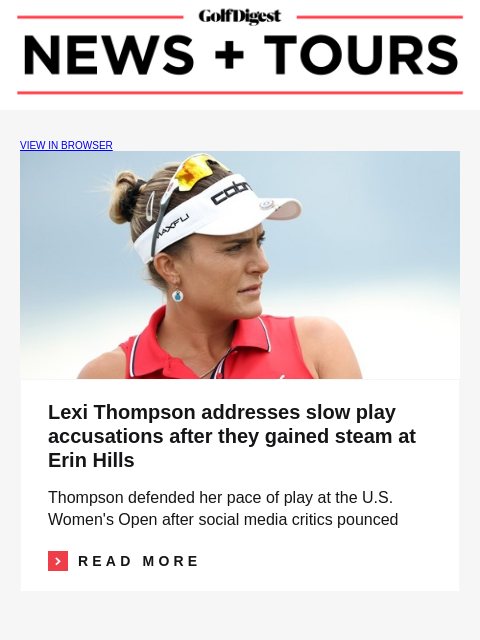 golfdigest newsletter: Scheffler's relentless pursuit of winning continue...