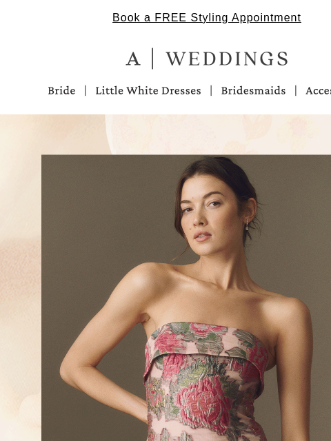 anthropologie newsletter: Bridesmaid dresses 🤝 every color theme