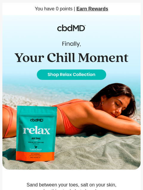 cbdmd newsletter: The Soft Reset Your Summer Needs