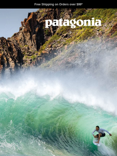 patagonia newsletter: Surf gear for any forecast