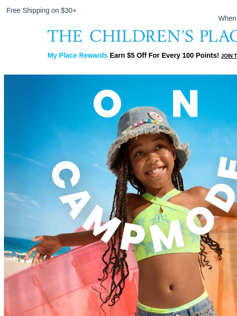 childrensplace newsletter: Last Day 🚨 $10 & Under Summer Clearance!