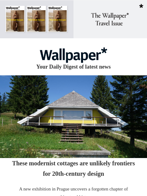 futureplc newsletter: Modernist cottages