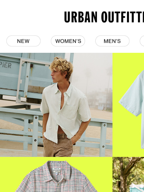 urbanoutfitters newsletter: Best-selling shirts for summer →