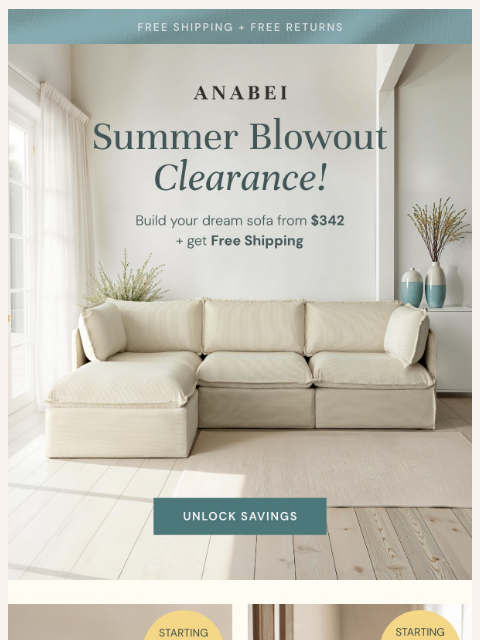anabei newsletter: Dive into Summer Savings 🌊