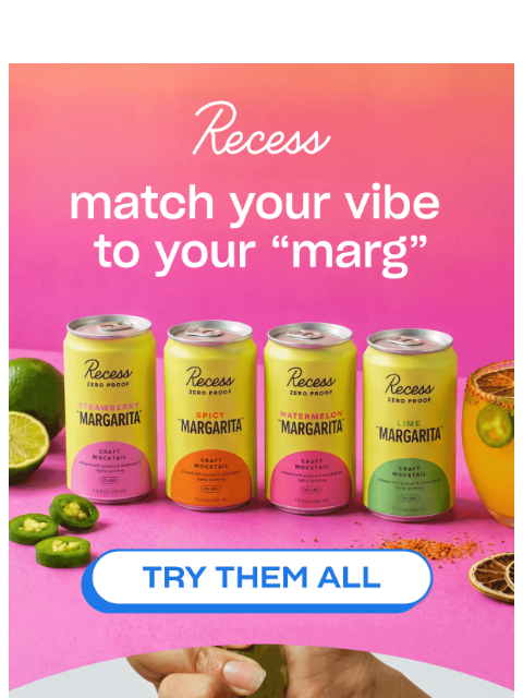 takearecess newsletter: this says a lot about you
