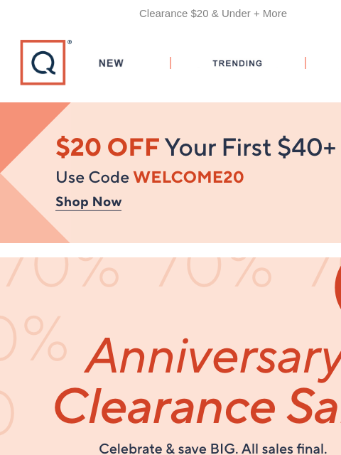 qvcemail newsletter: Save BIG! Up to 70% OFF Clearance
