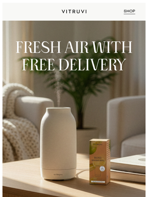 vitruvi newsletter: Your Next Order Ships FREE 🚐