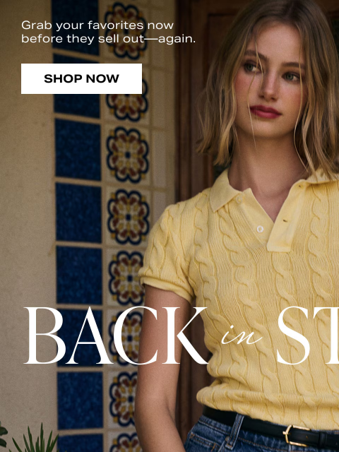 revolve newsletter: The Cutest Polo Ralph Lauren Top Is Back