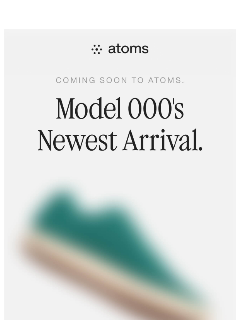 atoms newsletter: The first sneak peek.