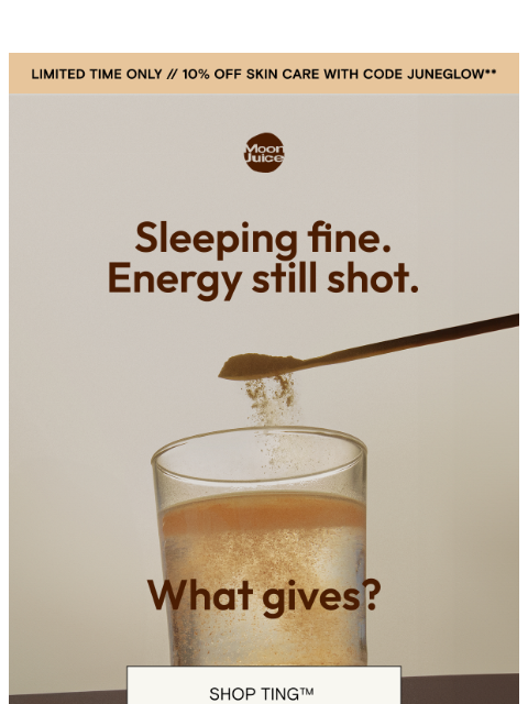moonjuice newsletter: 5 signs it’s not a sleep problem