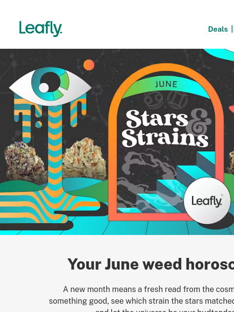 leafly newsletter: Your June weed horoscope 🔮