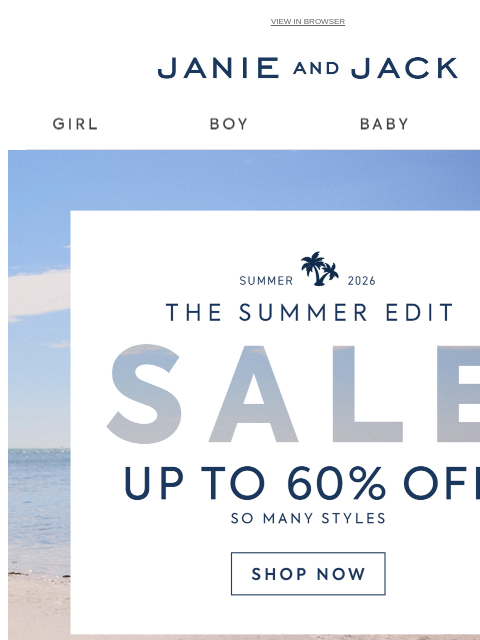 janieandjack newsletter: So many styles, up to 60% off