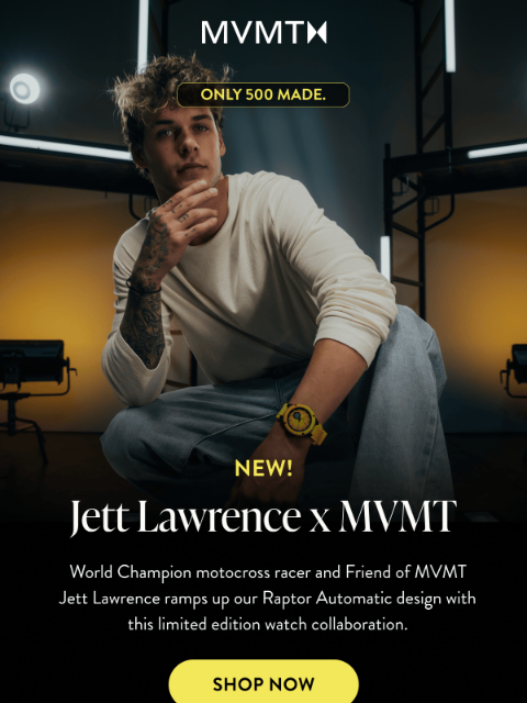 mvmt newsletter: Meet Our Innovative Raptor Automatic