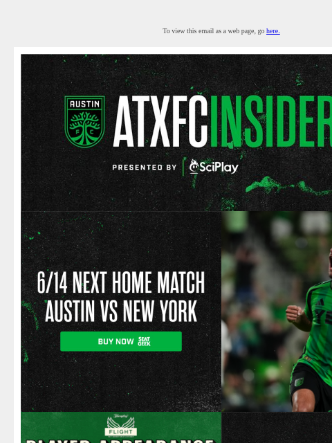 Season 5, Issue 22 To view this email as a web page, go here. Facebook Facebook X X Instagram Instagram This email was sent to: brands.news.subscription@gmail.com This email was sent by: Austin FC