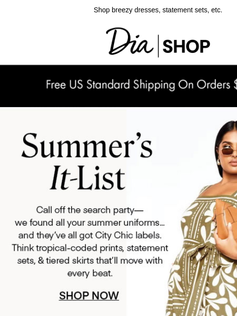 Shop breezy dresses, statement sets, etc. Dia & Co Shop YOU MAY ALSO LIKE The Scoop Micro﻿ The Scoop Micro﻿ SHOP NOW﻿ The Balconette Swim﻿ The Balconette Swim﻿ SHOP NOW﻿ Confidante Bra Sized