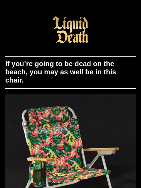 If you're going to be dead on the beach, you may as well be in this chair. ͏ ͏ ͏ ͏ ͏ ͏ ͏ ͏ ͏ ͏ ͏ ͏ ͏ ͏ ͏ ͏ ͏ ͏ ͏ ͏ ͏ ͏ ͏ ͏ ͏ ͏ ͏ ͏ ͏ ͏ ͏ ͏ ͏ ͏ ͏ ͏ ͏ ͏ ͏ ͏ ͏ ͏ ͏ ͏ ͏ ͏ ͏ ͏ ͏ ͏ ͏ ͏ ͏ ͏ ͏ ͏ ͏ ͏ ͏ ͏ ͏