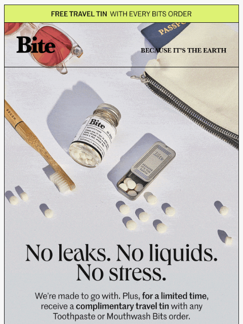 bitetoothpastebits newsletter: Airport security? No problem.