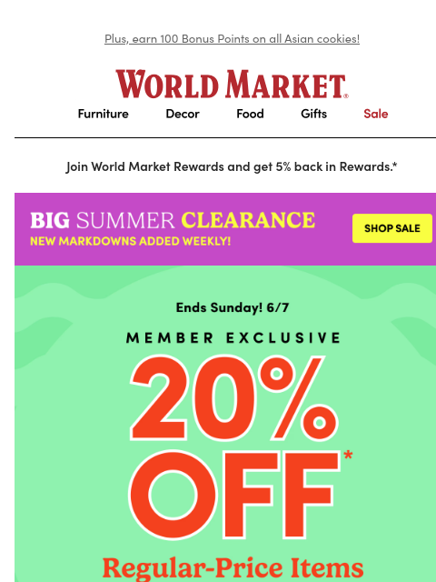 emailworldmarket newsletter: 🤑 Claim your 20% Coupon inside!