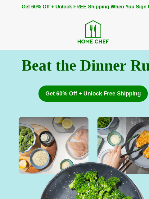 homechef newsletter: Cooking has never been this fun...
