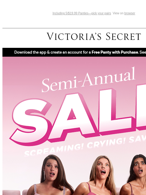 victoriassecret newsletter: Your Summer Standouts—Up to 60% Off