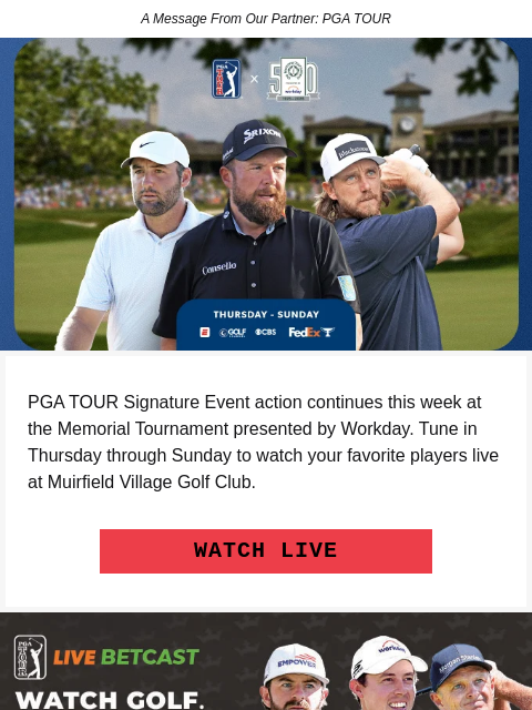 golfdigest newsletter: PGA TOUR stars take on Jack’s Place