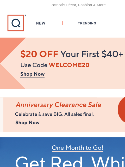 qvcemail newsletter: Picnic Perfect for the 4th