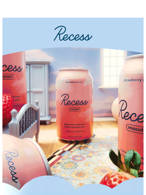 takearecess newsletter: slept great btw