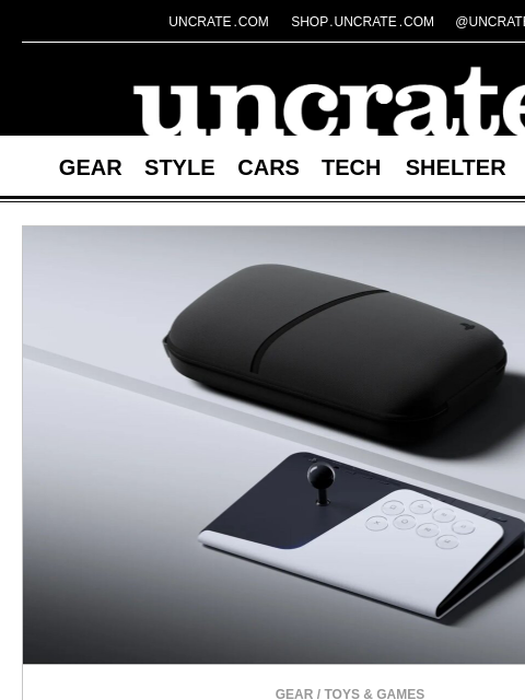 uncrate newsletter: Sony PlayStation FlexStrike Wireless Fight Stick &...