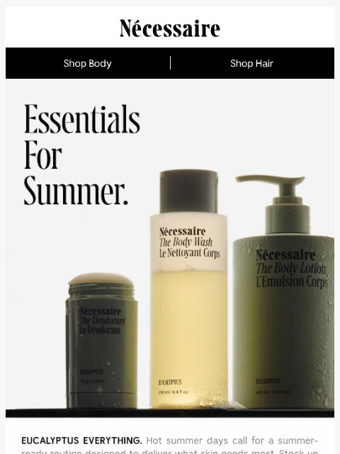 necessaire newsletter: Hot Summer Days, Handled.