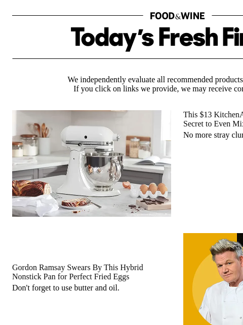 foodandwine newsletter: This Pan Is Gordon Ramsay's Secret to Perfect Frie...