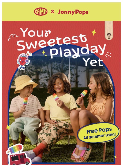 camp newsletter: CAMP x JonnyPops: The sweetest collab of the summe...
