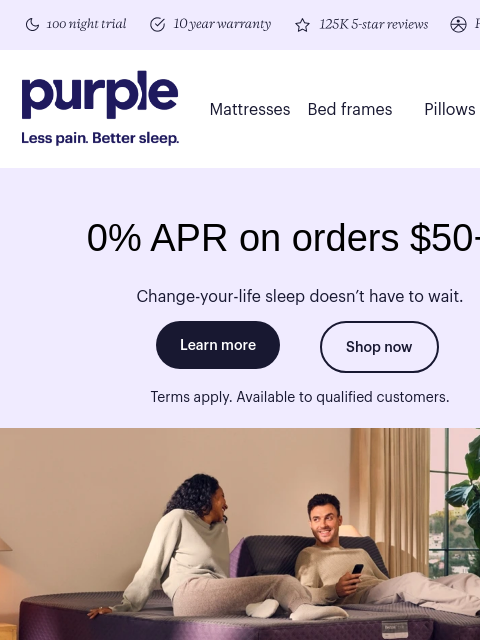 purple newsletter: Pain at night? Fix it.