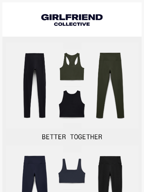 girlfriend newsletter: Build the set. Save 10%.