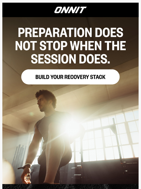 onnit newsletter: If You Are Not Optimizing Recovery