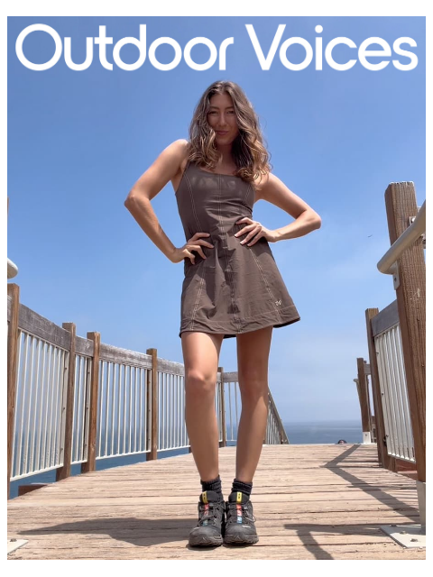 outdoorvoices newsletter: A SUMMER STAPLE