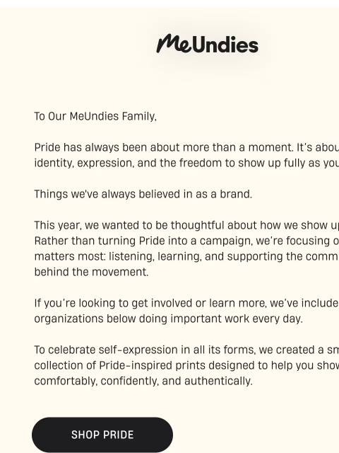 meundies newsletter: Happy Pride 🏳️‍🌈