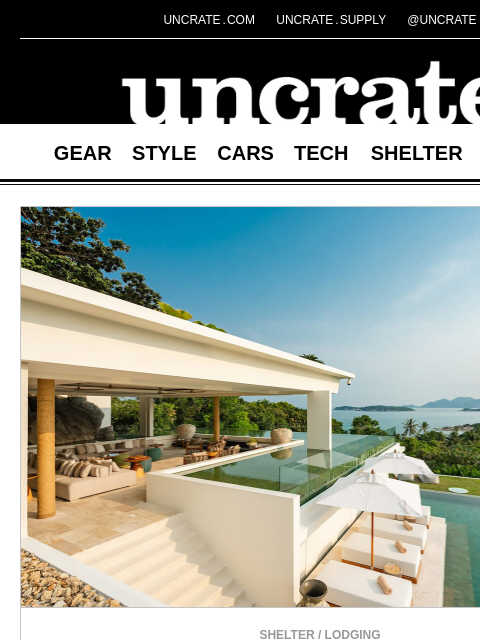 uncrate newsletter: White Lotus Thai Villa & more