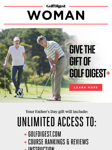 Give Dad a membership to Golf Digest+ this Father's Day. ‌ ‌ ‌ ‌ ‌ ‌ ‌ ‌ ‌ ‌ ‌ ‌ ‌ ‌ ‌ ‌ ‌ ‌ ‌ ‌ ‌ ‌ ‌ ‌ ‌ ‌ ‌ ‌ ‌ ‌ ‌ ‌ ‌ ‌ ‌ ‌ ‌ ‌ ‌ ‌ ‌ ‌ ‌ ‌ ‌ ‌ ‌ ‌ ‌ ‌ ‌ ‌ ‌ ‌ ‌ ‌ ‌ ‌ ‌ ‌ ‌ ‌ ‌ ‌ ‌ ‌ ‌ ‌ ‌ ‌